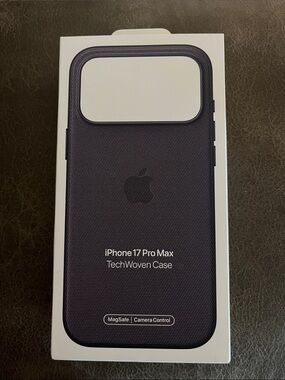 Apple iPhone 17 Pro Max TechWoven Case - Deep Blue